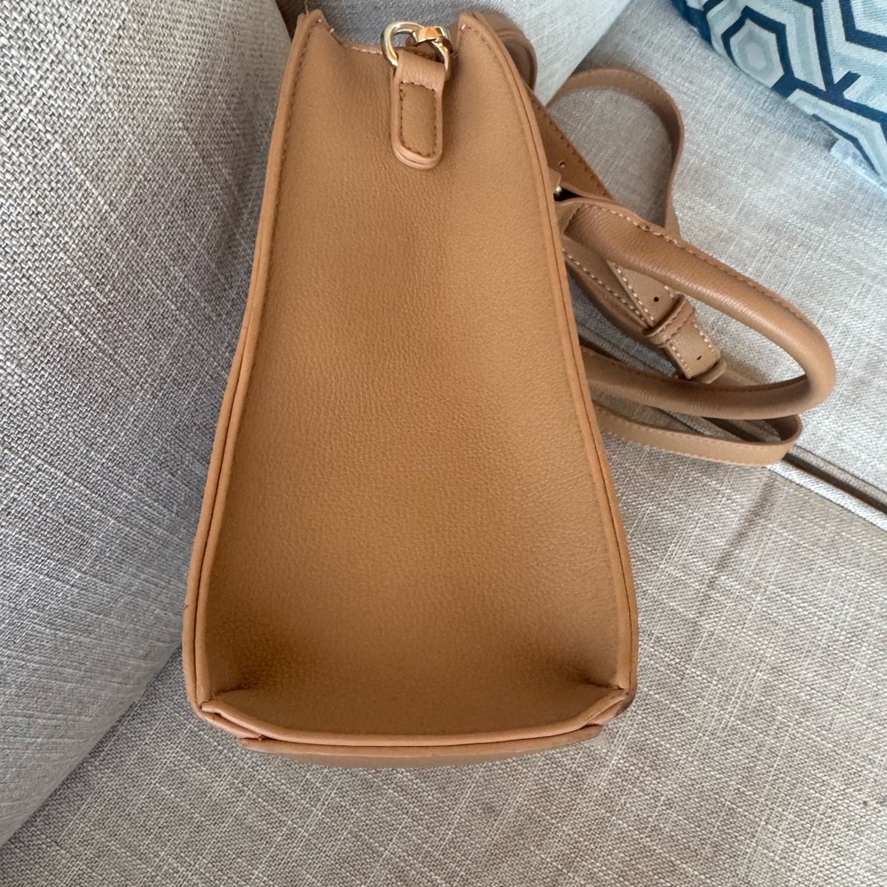 Miztique tan satchel crossbody bag new - Picture 9 of 14
